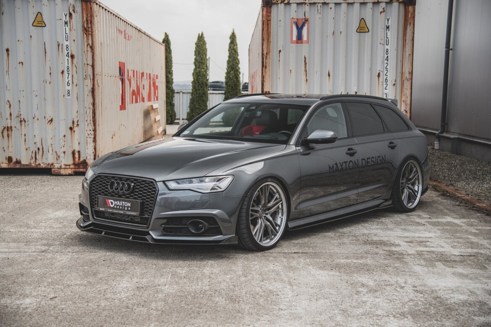 Maxton Parts - Seitenschweller Ansatz (Paar) passend für Audi A6 / A6 C7 S-line/ S6 C7 FL