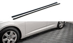 Maxton Parts - Seitenschweller Ansatz (Paar) passend für Audi A6 C8 schwarz Hochglanz