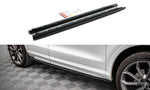 Maxton Parts - Seitenschweller Ansatz (Paar) passend für Audi Q3 Sport 8U FL schwarz Hochglanz