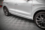 Maxton Parts - Seitenschweller Ansatz (Paar) passend für Audi Q3 Sport 8U FL schwarz Hochglanz