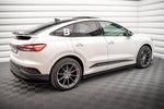 Maxton Parts - Seitenschweller Ansatz (Paar) passend für Audi Q4 e-tron Sportback S-line Mk1 schwarz Hochglanz