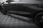Maxton Parts - Seitenschweller Ansatz (Paar) passend für Audi RS3 Sportback 8Y schwarz Hochglanz