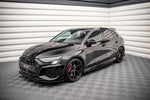 Maxton Parts - Seitenschweller Ansatz (Paar) passend für Audi RS3 Sportback 8Y schwarz matt