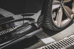 Maxton Parts - Seitenschweller Ansatz (Paar) passend für Audi RS5 Sportback F5 FL schwarz Hochglanz