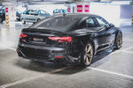 Maxton Parts - Seitenschweller Ansatz (Paar) passend für Audi RS5 Sportback F5 FL schwarz Hochglanz
