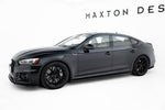 Maxton Parts - Seitenschweller Ansatz (Paar) passend für Audi RS5 Sportback F5 schwarz Hochglanz