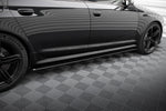 Maxton Parts - Seitenschweller Ansatz (Paar) passend für Audi RS6 Avant C6 schwarz matt