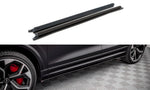 Maxton Parts - Seitenschweller Ansatz (Paar) passend für Audi RSQ8 Mk1 schwarz Hochglanz