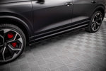 Maxton Parts - Seitenschweller Ansatz (Paar) passend für Audi RSQ8 Mk1 schwarz Hochglanz