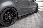 Maxton Parts - Seitenschweller Ansatz (Paar) passend für Audi S3 / A3 S-Line Sportback 8V FL schwarz matt