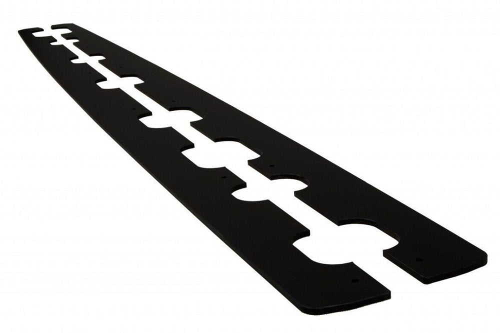 Maxton Parts - Seitenschweller Ansatz (Paar) passend für Audi S6 / A6 S-Line C7 schwarz matt