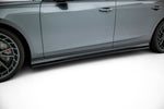 Maxton Parts - Seitenschweller Ansatz (Paar) passend für Audi S8 / A8 S-Line D5 FL schwarz Hochglanz