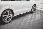 Maxton Parts - Seitenschweller Ansatz (Paar) passend für Audi SQ5 / Q5 S-Line Mk1 (8R) schwarz Hochglanz