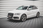 Maxton Parts - Seitenschweller Ansatz (Paar) passend für Audi SQ5 / Q5 S-Line Mk1 (8R) schwarz Hochglanz