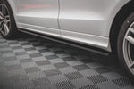Maxton Parts - Seitenschweller Ansatz (Paar) passend für Audi SQ5 / Q5 S-Line Mk1 (8R) schwarz Hochglanz
