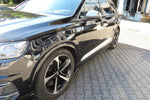 Maxton Parts - Seitenschweller Ansatz (Paar) passend für Audi SQ7 / Q7 S-Line Mk.2 schwarz Hochglanz