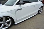 Maxton Parts - Seitenschweller Ansatz (Paar) passend für Audi TT MK2 RS schwarz matt