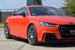 Maxton Parts - Seitenschweller Ansatz (Paar) passend für Audi TT RS 8S schwarz Hochglanz