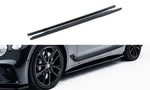 Maxton Parts - Seitenschweller Ansatz (Paar) passend für Bentley Continental GT Coupe Mk3 schwarz Hochglanz