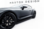 Maxton Parts - Seitenschweller Ansatz (Paar) passend für Bentley Continental GT Coupe Mk3 schwarz Hochglanz