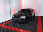 Maxton Parts - Seitenschweller Ansatz (Paar) passend für BMW 1er E81 / E87 FL schwarz Hochglanz