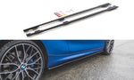 Maxton Parts - Seitenschweller Ansatz (Paar) passend für BMW 1er F21 M135i / M140i / M-Paket schwarz matt