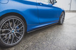 Maxton Parts - Seitenschweller Ansatz (Paar) passend für BMW 1er F21 M135i / M140i / M-Paket schwarz matt
