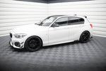Maxton Parts - Seitenschweller Ansatz (Paar) passend für BMW 1er M135i / M140i / M-Paket F21 schwarz matt