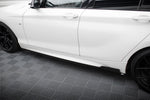 Maxton Parts - Seitenschweller Ansatz (Paar) passend für BMW 1er M135i / M140i / M-Paket F21 schwarz matt