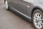 Maxton Parts - Seitenschweller Ansatz (Paar) passend für BMW 3er E90/E91 FL schwarz Hochglanz