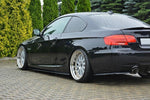 Maxton Parts - Seitenschweller Ansatz (Paar) passend für BMW 3er E92 M Paket FL schwarz Hochglanz