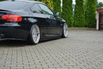 Maxton Parts - Seitenschweller Ansatz (Paar) passend für BMW 3er E92 M Paket FL schwarz Hochglanz