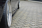 Maxton Parts - Seitenschweller Ansatz (Paar) passend für BMW 3er E92 M Paket FL schwarz Hochglanz