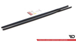 Maxton Parts - Seitenschweller Ansatz (Paar) passend für BMW 3er G20 / G21 schwarz Hochglanz