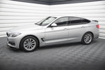 Maxton Parts - Seitenschweller Ansatz (Paar) passend für BMW 3er GT F34 schwarz Hochglanz