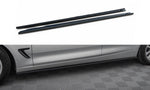 Maxton Parts - Seitenschweller Ansatz (Paar) passend für BMW 3er GT F34 schwarz Hochglanz