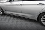 Maxton Parts - Seitenschweller Ansatz (Paar) passend für BMW 3er GT F34 schwarz Hochglanz