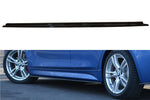 Maxton Parts - Seitenschweller Ansatz (Paar) passend für BMW 3er M-Paket F30 / F30 FL schwarz Hochglanz