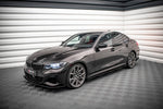 Maxton Parts - Seitenschweller Ansatz (Paar) passend für BMW 3er M-Paket G20 / G21 schwarz matt