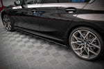 Maxton Parts - Seitenschweller Ansatz (Paar) passend für BMW 3er M-Paket G20 / G21 schwarz matt
