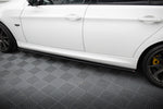 Maxton Parts - Seitenschweller Ansatz (Paar) passend für BMW 3er M-Paket Limousine / Touring E90 / E91 schwarz Hochglanz