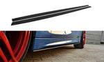 Maxton Parts - Seitenschweller Ansatz (Paar) passend für BMW 4er Coupe / Gran Coupe / Cabrio M-Paket F32 / F36 / F33 schwarz matt