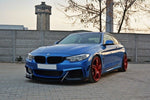 Maxton Parts - Seitenschweller Ansatz (Paar) passend für BMW 4er Coupe / Gran Coupe / Cabrio M-Paket F32 / F36 / F33 schwarz matt