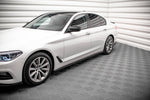 Maxton Parts - Seitenschweller Ansatz (Paar) passend für BMW 5er G30 / G31 schwarz Hochglanz