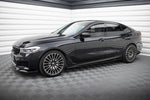 Maxton Parts - Seitenschweller Ansatz (Paar) passend für BMW 6er GT G32 M-Paket schwarz Hochglanz