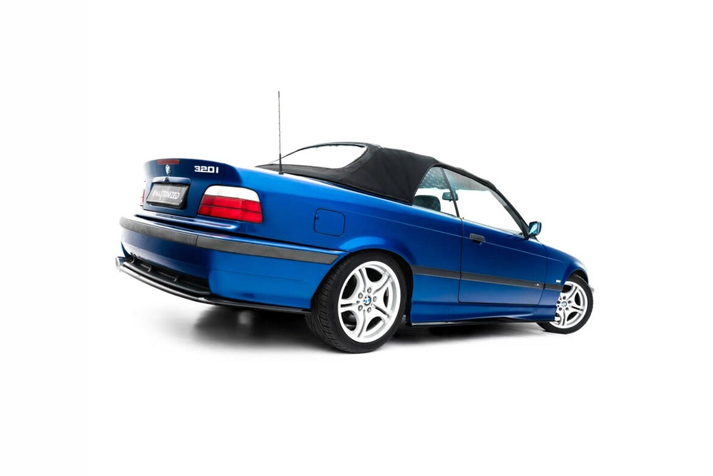 Maxton Parts - Seitenschweller Ansatz (Paar) passend für BMW M3 / 3 M-Paket Coupe / Cabrio E36 schwarz Hochglanz