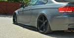 Maxton Parts - Seitenschweller Ansatz (Paar) passend für BMW M3 E92 / E93 (vor FL) schwarz matt