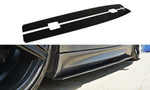 Maxton Parts - Seitenschweller Ansatz (Paar) passend für BMW M3 E92 / E93 (vor FL) schwarz matt