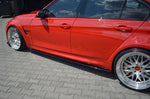 Maxton Parts - Seitenschweller Ansatz (Paar) passend für BMW M3 F80 schwarz Hochglanz