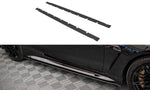 Maxton Parts - Seitenschweller Ansatz (Paar) passend für BMW M4 G82 schwarz matt